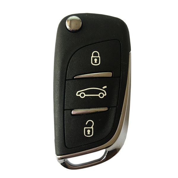 ORIGINAL Flip Key for Citroen DS4 Buttons:3 Frequency 434 MHz Transponder PCF 7941 Part No: 5FA 010 354-10