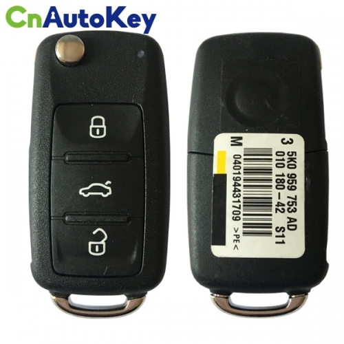 CN001026  VW Remote Key 3 Button 5K0 837 202 AF 315MHZ NBG010206T