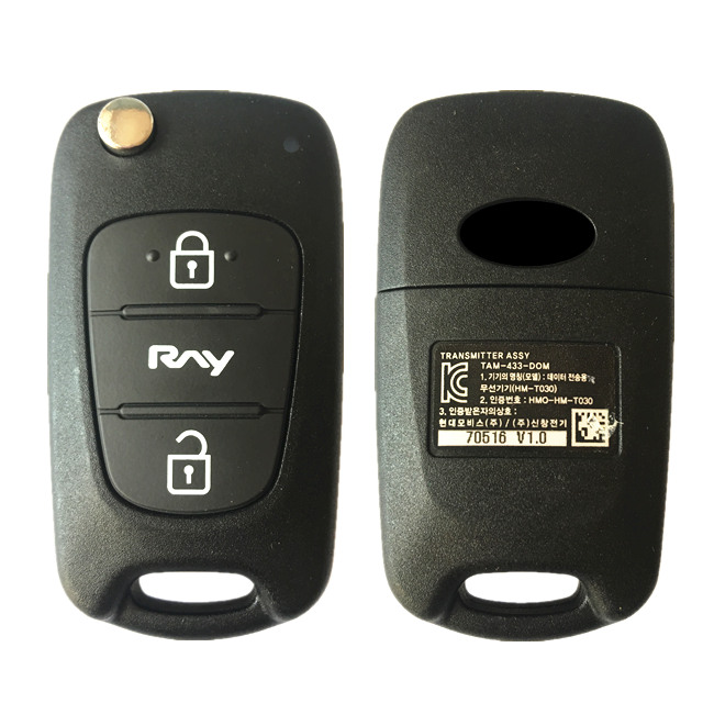 CN051037 Original Kia RAY remote flip key 433MHZ HM-T030