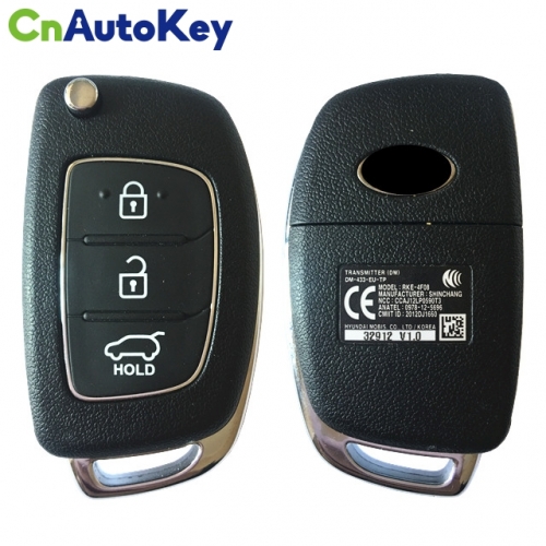 CN020072 Hyundai Santafe Remote Controls 433Mhz 4D-60 Carbon-80Bit Transponder Chip Fcc Id Dm-433-Eu-Tp Rke-4F08