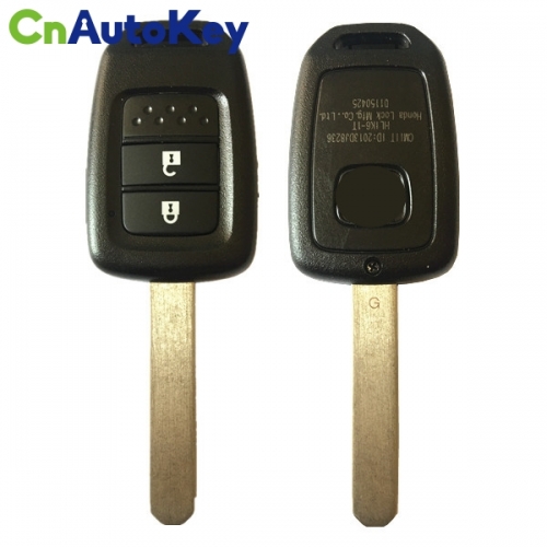 CN003076 2 Buttons Remote Key Keyless Entry Fob 434mhz ID47 G CHIP for Honda NEW Fit XRV HLIK6-1T