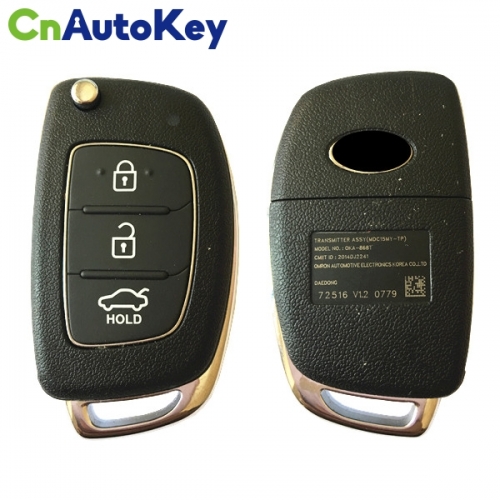 CN020103 Genuine Hyundai Elantra 2012 3 Button Remote 433MHz -OKA-868T (MD)