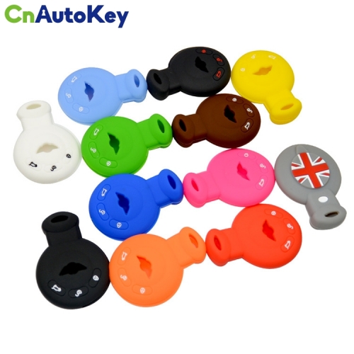 SCC006005 Car Key Holder Bag Fob For BMW Mini Cooper R60 R56 Key Case Cover Shell 3 Buttons Reduce Impact Car Styling