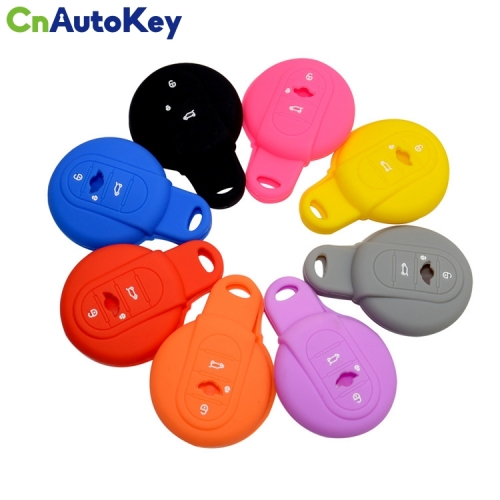 SCC006007  Replacement Silicone car Key cover Cases Cover Bag Fit for BMW MINI Cooper 2014 2015 f55 f56 key Car accessories