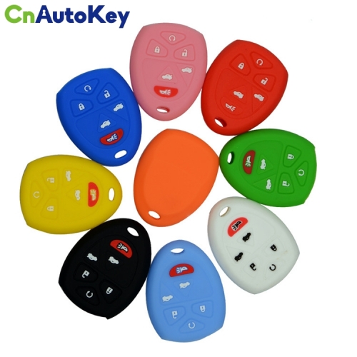 SCC013005 Silicone Cover Remote Smart Key Case For Buick GMC Enclave For Chevrolet 6 Buttons Good Quality Shell