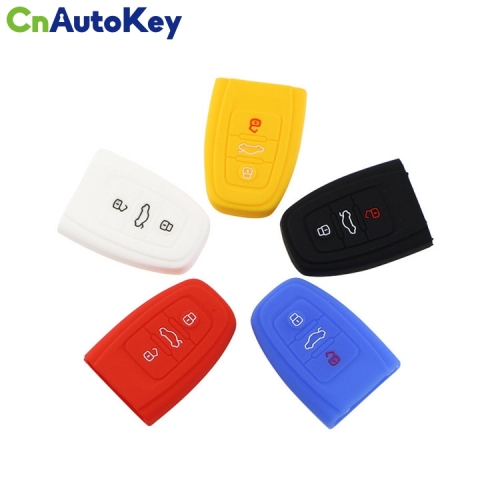 SCC008004 Car Key Fob Cover Case Protect for Audi A1 A3 A4 A5 A6 A7 A8 Q5 Q7 R8 TT S5 S6 S7 S8 SQ5 RS5 Smart Remote Covers