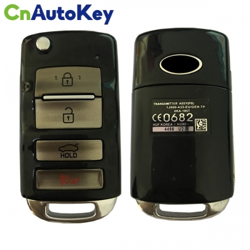 CN051076 Original Kia Remote Key 3+1B 433MHZ OKA-185T TRANSAMITTER(PB) 1J000-433-EU/GEN-TP