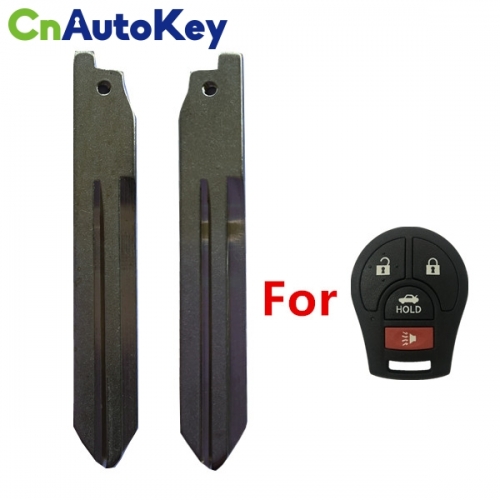 CS027025 Remote Key Head Blade Fob Smart Key Blank Fit For NISSAN March Sunny NSN14 Blade