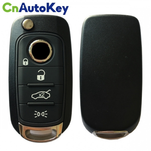 CN017007 ORIGINAL Flip Key for Fiat 500  500X 4Buttons 434MHz  Transponder Megamos 88