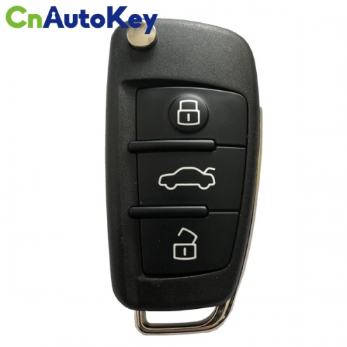 CN008072 Original For Audi 3 buttons remote key 433MHZ ID48 8V0 837 220 G Keyless go