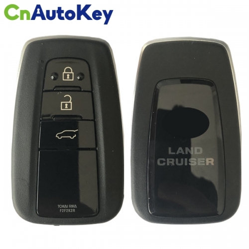 CN007123 ORIGINAL Smart Key for Toyota Land Cruiser 3Buttons 128-Bit AES 433.58/434.42MHZ 0010 F43口 F2F2K2R P4:A8