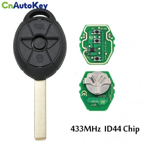 CN006014 3 Button EWS Car Remote Key 434MHz  Fit for Bmw Old Mini Cooper EWS S R50 R53 2005-2007 FCC ID LX8 FZV