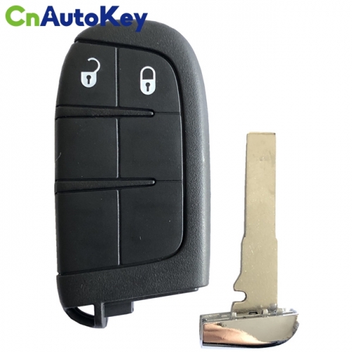 CN086008  2Buttons Smart Remote Control Key 433mhz 4A Chip Keyless Entry SIP22 Blade for Jeep Renegade M3N-40821302