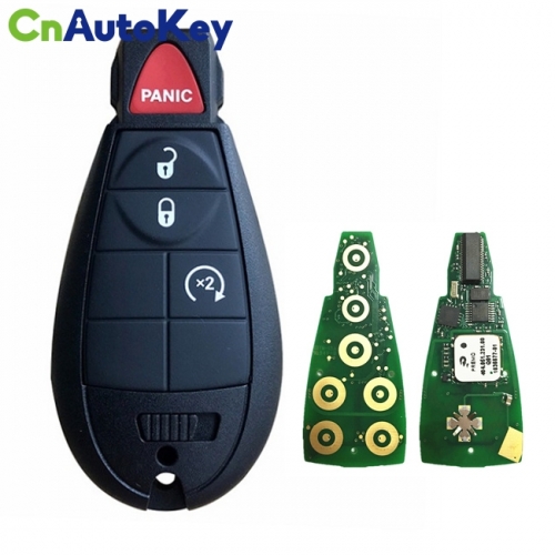 CN015092 Aftermarket 2009-2020 Jeep Chrysler Dodge  4-Button Keyless Go Fobik  PN 56046736AA  IYZ-C01C