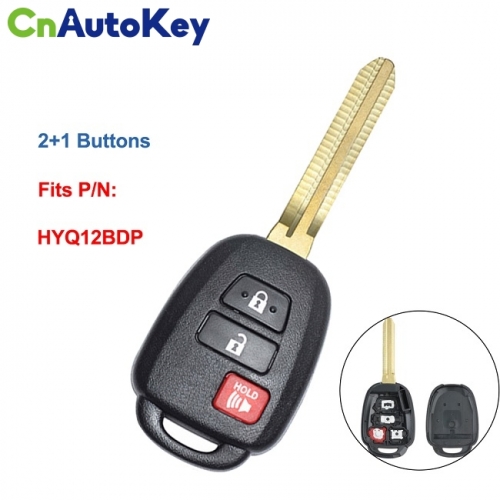 CN007192 3 Buttons Remote Control Car Key Fob 314MHz H Chip G Chip For Toyota RAV4 Tacoma For Scion XB Modified HYQ12BDP TOY43