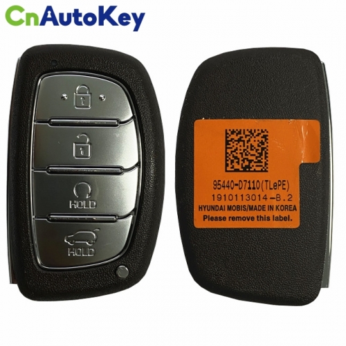 CN020144 Hyundai Tucson 2019-2020 Genuine Smart Remote Key 4 Buttons Auto Start Type 433MHz Genuine Transponder HITAG3 95440-D7110