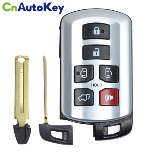 CN007211 314.3MHz 271451-5691 FCC ID HYQ14ADR Keyless Entry 6 Button Remote Key Fob for Toyota Sienna 2011-2019 4D