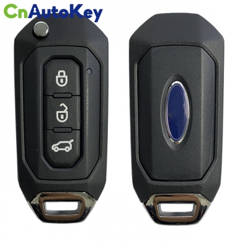 CN018101 2020 Ford Tourneo Custom 3 button flip remote control key 434MHZ 47 CHIP MC19-15K601-AA