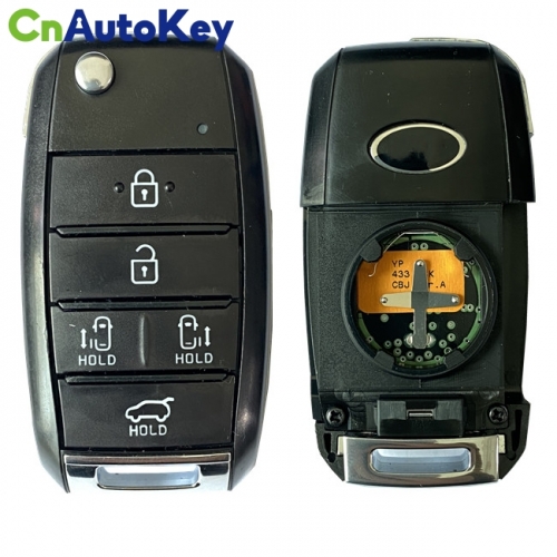 CN051127 For KIA Carnival 2016 Genuine Flip Remote Key  5 Buttons 433MHz 95430-A9210
