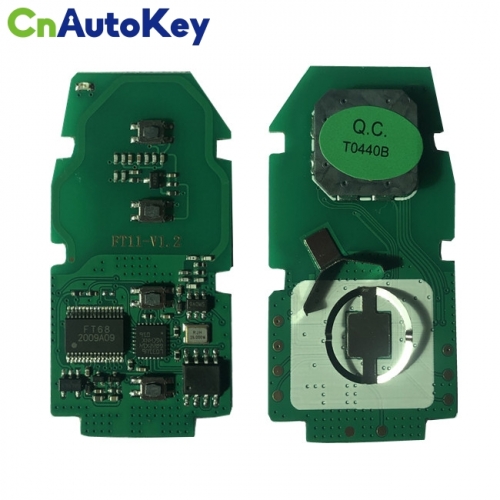 KH030  Lonsdor FT11-T0410B  T0440B 312-314315 434 MHz Lexus Copy Type Smart Key PCB