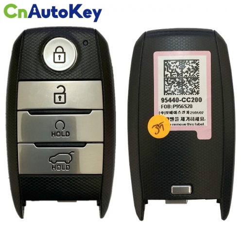 CN051129 Genuine KIA Sonet 2021 Smart Remote Key 4 Buttons 433 MHZ FCC ID FOBP956S20 95440-CC200