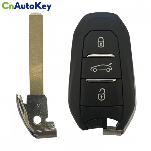 CN009045 OEM Smart Key for Peugeot Buttons3 Frequency433MHz 128 AES Part No 98097814ZD IM3A Keyless Go