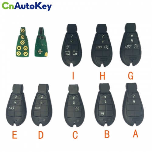 CN087034 For  DODGE RAM 433MHZ Smart Remote Key M3N5WY783X / IYZ-C01C