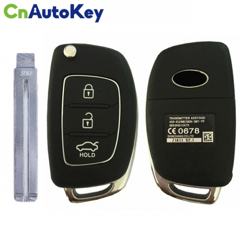 CN020114 2013-2014 Hyundai Azera Remote Flip Key 3B – 433MHZ – 95431-3V030