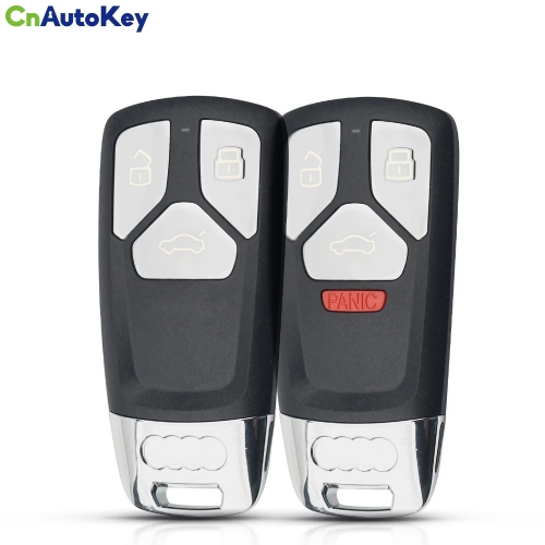 CS008020    For Audi Q7 SQ7 A4L A5 S5 2016 2017 2018 2019 3/4 Buttons Uncut Remote Car Key Shell Smart Key Blank Case