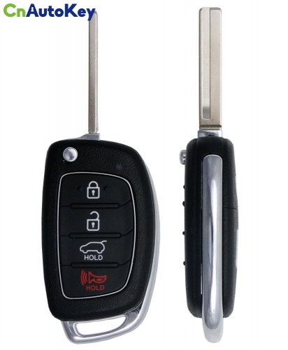 CN020044 2013-15 Hyundai Santa Fe Flip Remote Fob - FCC TQ8-RKE-3F04 315MHZ 95430-4Z101 NO CHIP