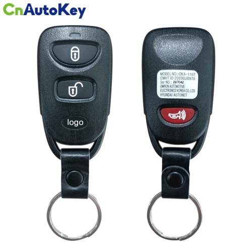 CN020190 2+1 Button Remote Key Fob 433MHz for Hyu (OKA-116T)