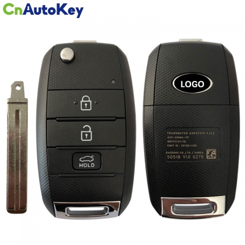 CN051024  Original 2013-2015 KIA Sportage Flip Key 3B – 433MHZ – 95430-3W200