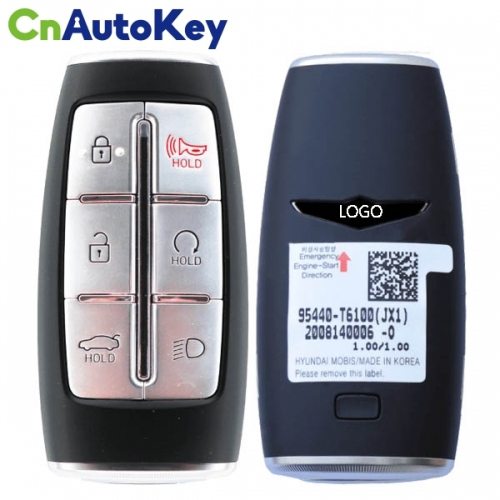 CN020201  Hyundai Genesis GV80 6 Button Smart Key Fcc TQ8-FOB-4F35 Pn 95440-T6100