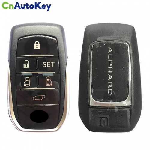 CS007108   6 Button Smart Car Key Shell for Toyota Alphard  2015-2019