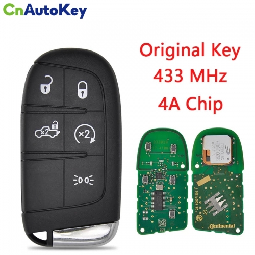 CN017023  Original Remote Control Car Key For Fiat 500 500L 500X 2016 2017 2018 2019 4A Chip 433MHz
