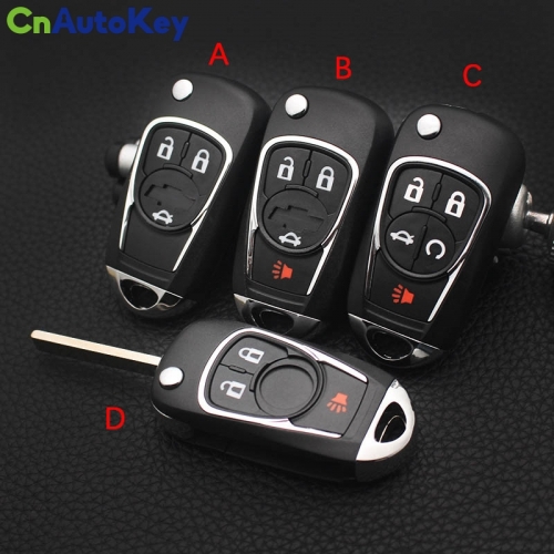 CS014028   Modified Car Key Shell Replacement For Chevrolet Cruze For OPEL Insignia Astra J Zafira Car Remote 2/3/4/5 Buttons Key