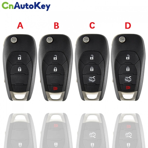 CN014088  Car Remote Control Key For Chevrolet Cruze Avo 434MHz ID46 PCF7941E Auto Smart Replace Flip Key