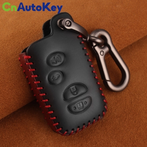 CS007112  For TOYOTA Key Rings 4 bt Car Key Leather Case For TOYOTA Avalon Camry Corolla Highlander Hybrid RAV4 Sequoia Venza Prius