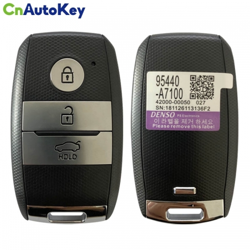 CN051008 Keyless Entry 3 Button Smart Remote Key For Kia K3 With 8A Chip 433Mhz 95440 A7100