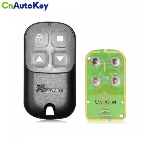 Xhorse XKXH03EN Wire Remote Key for Garage Door 4 Buttons English Version 1PCS