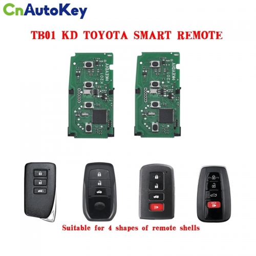 CNKY019   TBO1 KD TOYOTA SMART REMOTE Suitable for 4 shapes of remote shells 