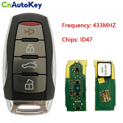 CN075002 For Great Wall GWM New Haval  H6 H2S Smart Remote Key 433Mhz 47 CHIP