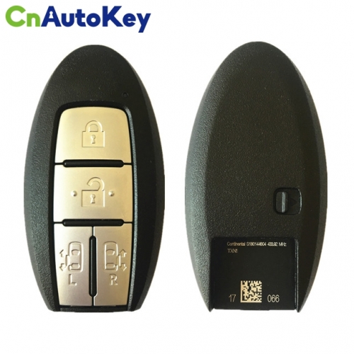 CN027056 Original Nissan Quest 4 Buttons 433MHZ Smart System key AES chip S180144604