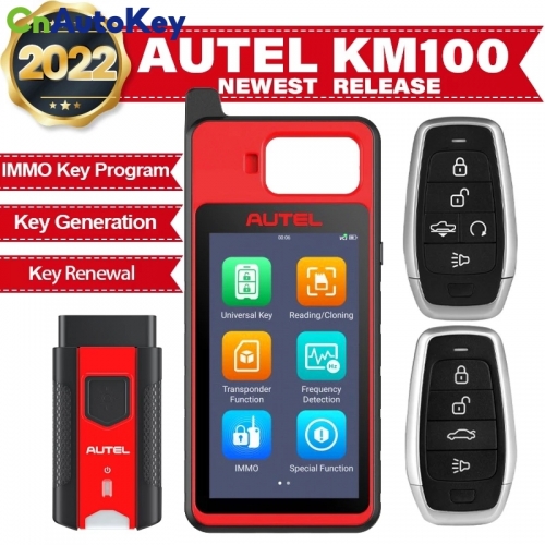 CNP172   Autel MaxiIM KM100 Universal Smart Key Generator Remote Key Fob Programmer Immobilizer Tool Free Lifetime Update PK IM508/IM608