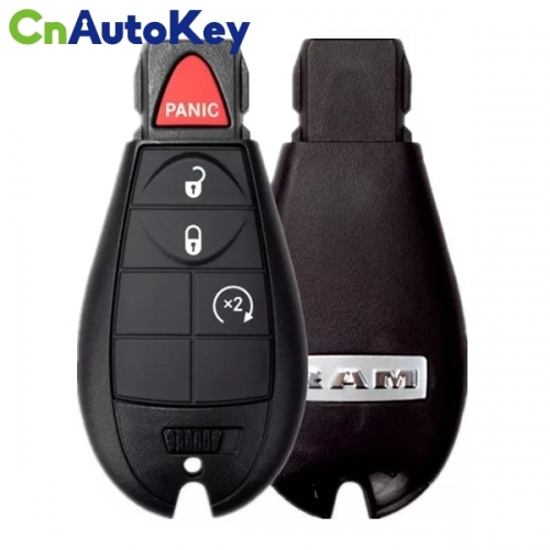 CS087005  Aftermarket Key shell For Dodge RAM 2013-2016 3+1Button FOBIK (GQ4-53T) (without blade)