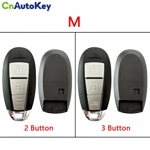 CS048016 Replacement Smart key Remote Key Shell 2 button for SUZUKI SX4 Swift Vitara S-CROSS key with Emergency Key Blade