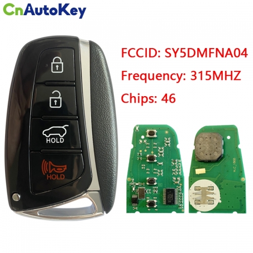 CN020225   2013-2018 Hyundai Santa Fe / 4-Button Smart Key w/ Hatch / PN: 95440-4Z200 / SY5DMFNA04