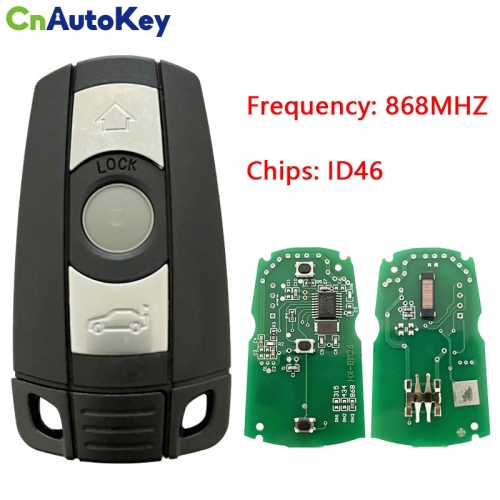 CN006028 BMW CAS3 Non-Proximity Remote Key 3 Buttons 868MHz PCF7945 FCC ID: YG0HUF5661