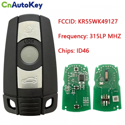 CN006026 Remote Key for BMW 1 3 5 Series X5 X6 2006-2011   315LP   ID46 chip