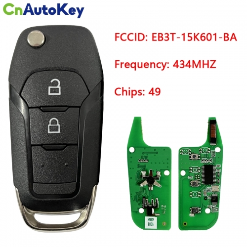 CN018018 for Ford ranger 2 Button Remote key 434MHZ EB3T-15K601-BA